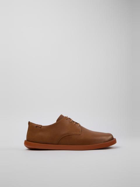 Brown Leather Men's Shoes.