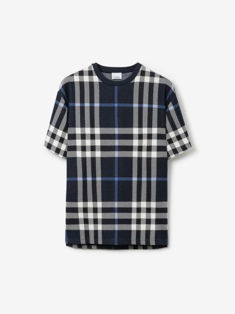 Check Cotton T-shirt