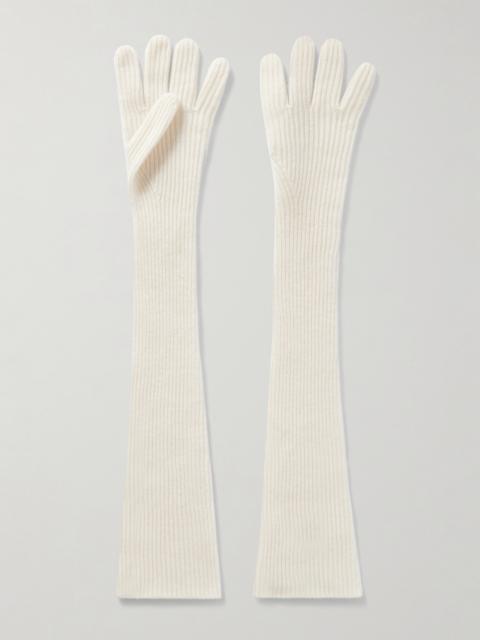 Jessie Ribbed Cashmere Gloves