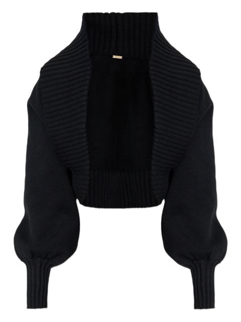 COREY balloon-sleeve cardigan
