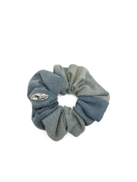 logo-plaque scrunchie