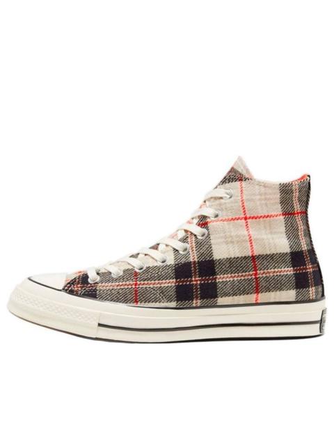 Converse Plaid Chuck 1970s 'Creamwhite Gray' 166496C