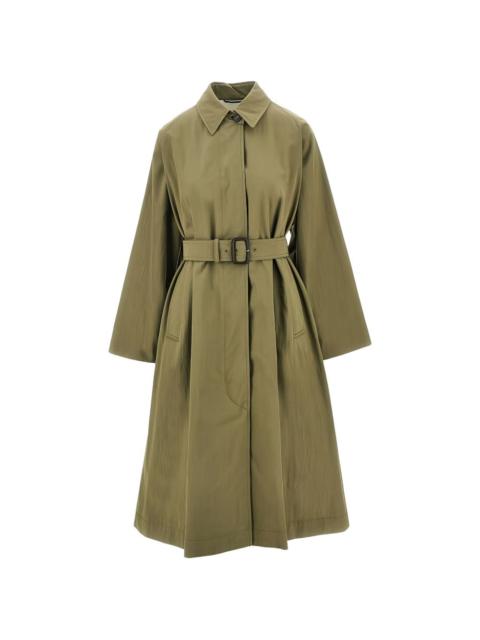belted trench
