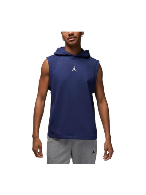 Air Jordan Dri-FIT Sport Men's Fleece Sleeveless Hoodie 'Blue' DZ0572-410