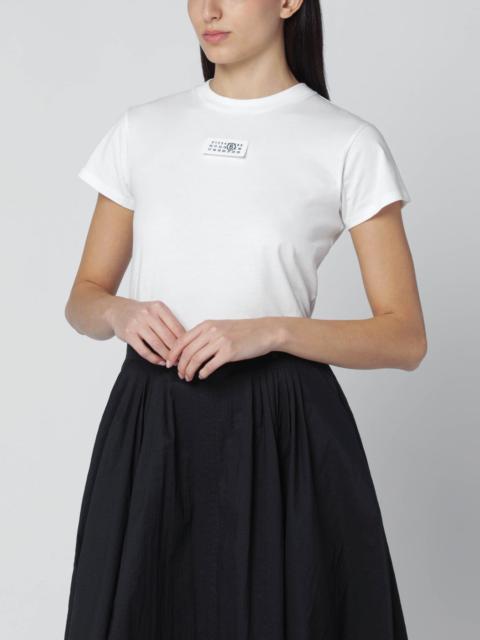 White T-shirt with Numeric Signature patch