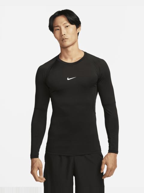 Nike Pro Men's Dri-FIT Tight Long-Sleeve Fitness Top