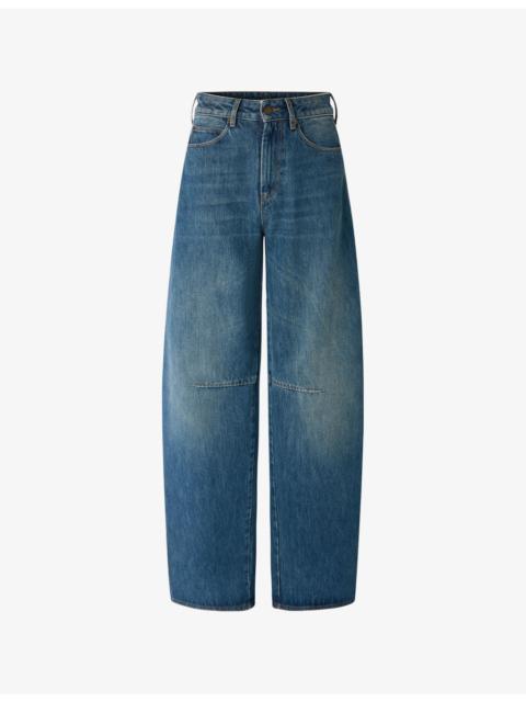 Gaspard Balloon-Leg High-Rise Jeans