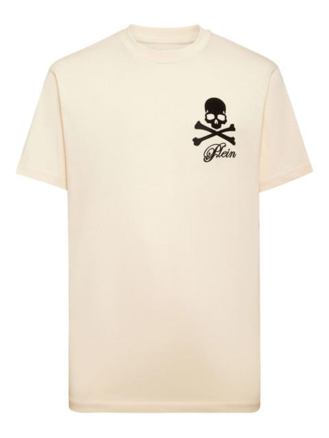 skull-print T-shirt