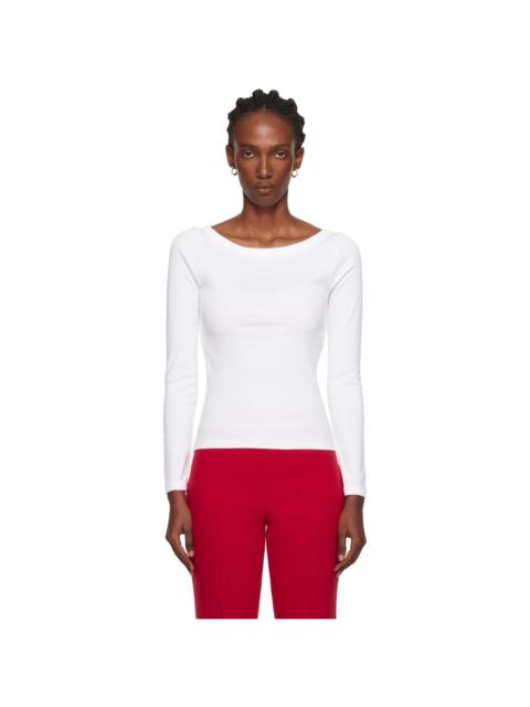 White Steffi Longsleeve T-shirt