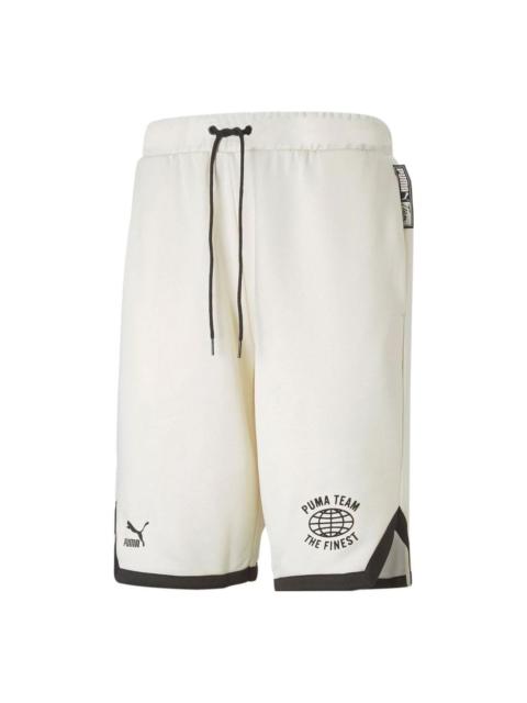PUMA 8 Pt Logo Team Shorts 'White' 536923-65