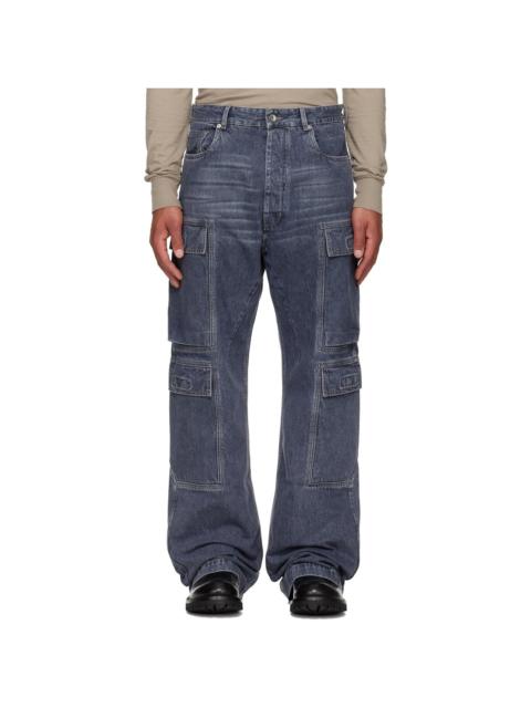 Blue Concordians Double Cargo Jeans