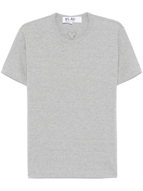 signature heart-patch T-shirt