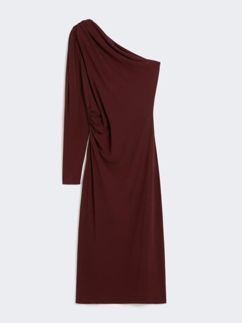 GARGANO Jersey one-shoulder dress