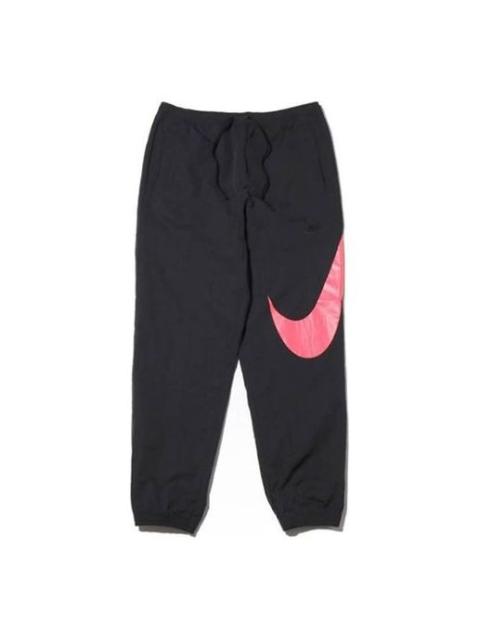 Nike Sportswear Big Swoosh Woven Pant 'Black Pink' AT5680-016