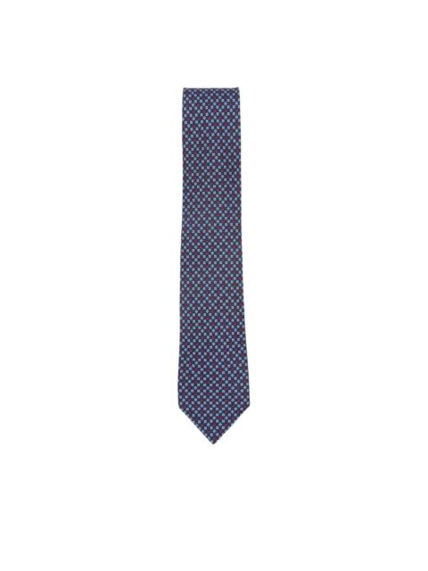 floral-pattern tie