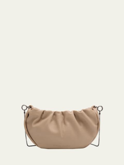 Brioche Leather Shoulder Bag
