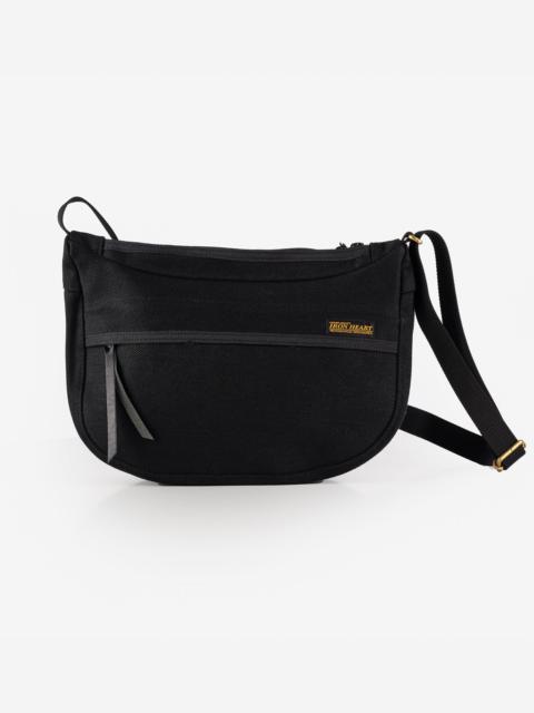 21OZ DENIM SMALL SHOULDER BAG - BLACK