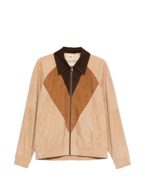 diamond panel collar jacket