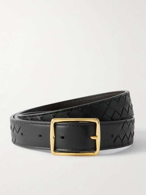 Intrecciato Leather Belt