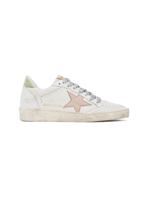 White Ball Star Sneakers