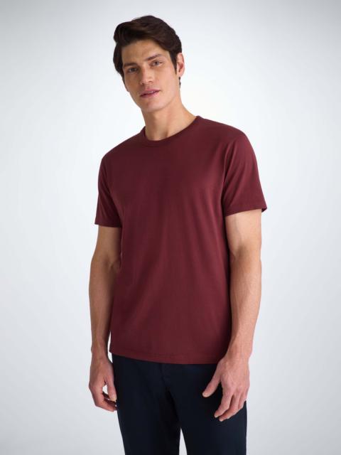 Men's T-Shirt Barny Pima Cotton Burgundy