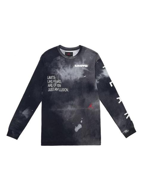 Air Jordan Long Sleeve Fearless Tee 'Black White' CT6196-101