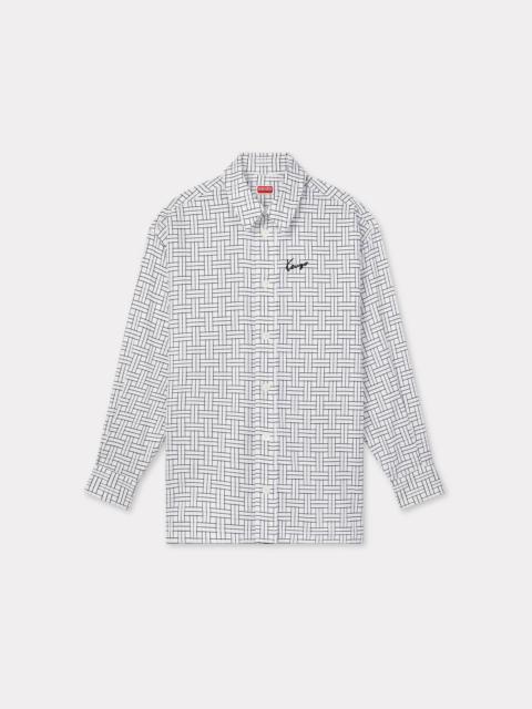 'KENZO Weave' oversized shirt