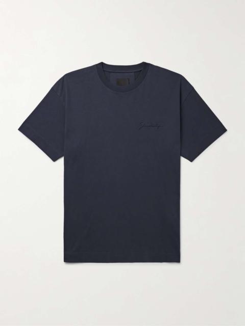 Logo-Embossed Cotton-Jersey T-Shirt