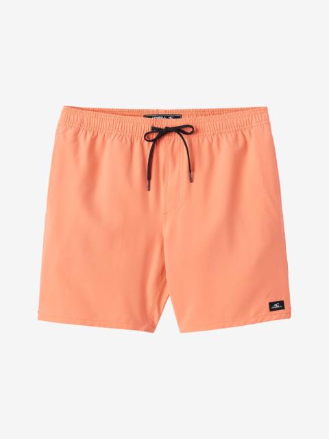 Lennox Hermosa Solid 17" Swim Trunks