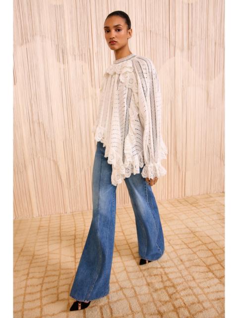 Marcella Asymmetrical Long Sleeve Blouse