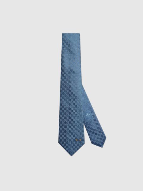 GG silk jacquard tie