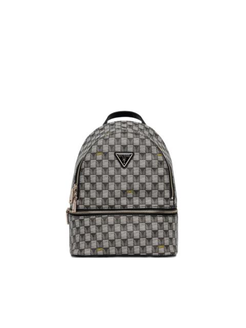 Follie geometric-pattern zip backpack