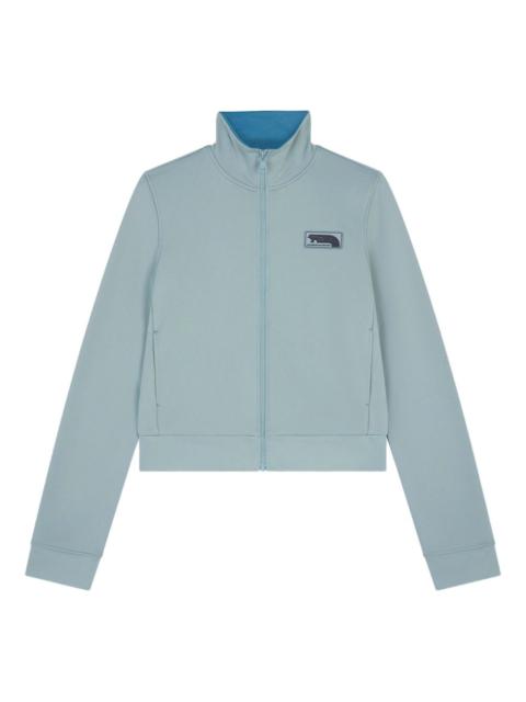 badge zip jacket