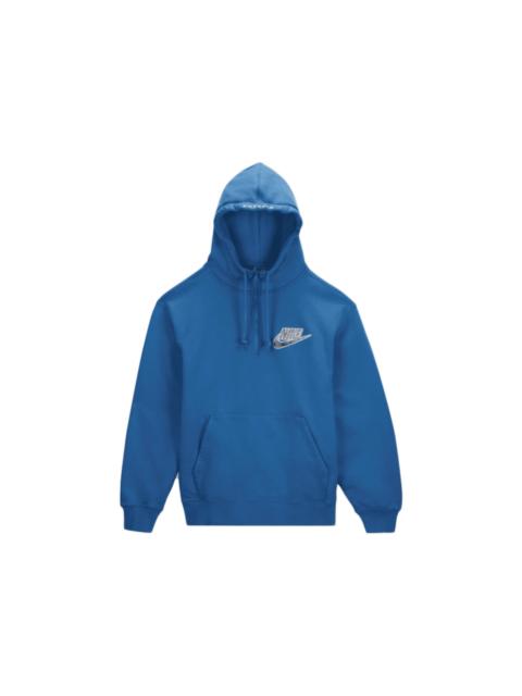 Supreme Nike Half Zip Hooded Sweatshirt Blue