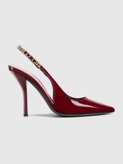 Gucci Signoria slingback pump