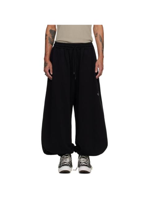 Black Baggy Bontans Sweatpants