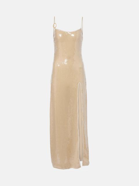 Marylin sequined maxi dress