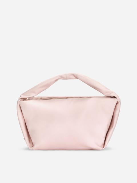 Medium calfskin soft bag with branded tag