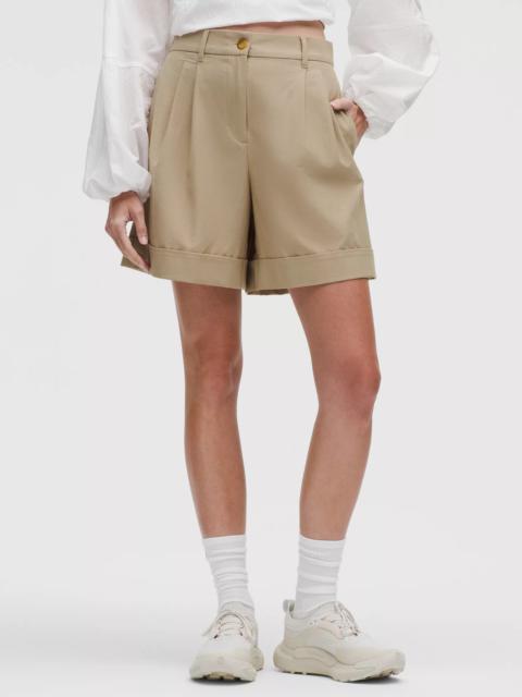 LuluLinen High-Rise Short 6"