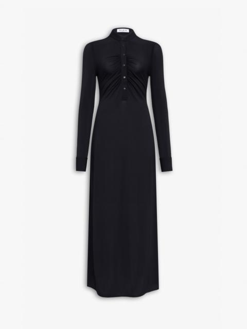 SOFT JERSEY RUCHED DRESS