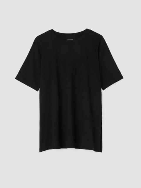 Organic Pima Cotton Jersey Long Tee