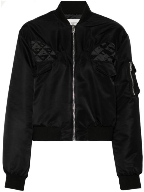 cut-out bomber jacket