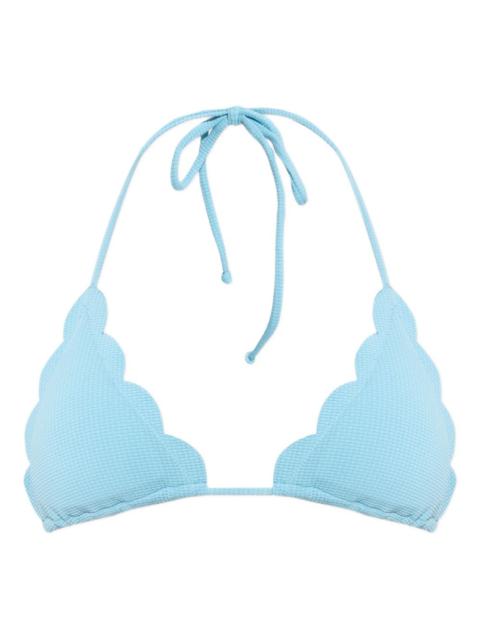 Broadway scallop-edge bikini top