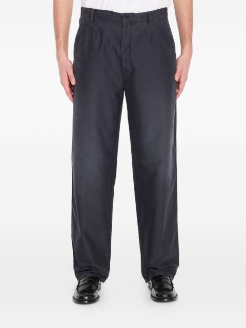 pleated wide-leg trousers