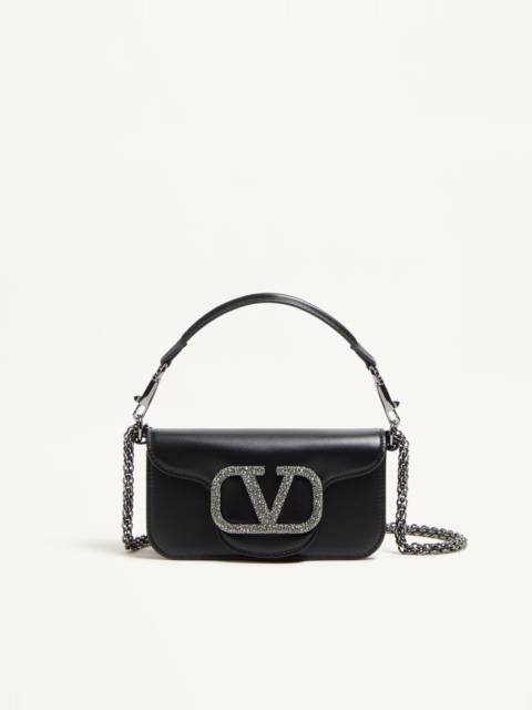 VALENTINO GARAVANI LOCÒ SMALL SHOULDER BAG WITH JEWEL LOGO