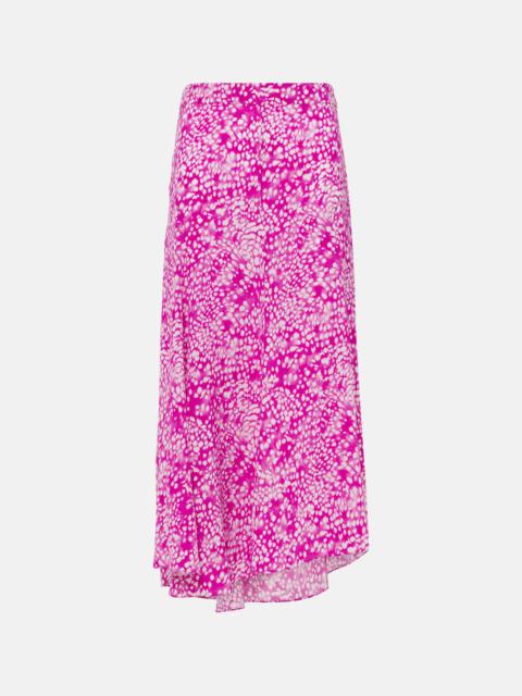 Hortensia printed silk-blend maxi skirt