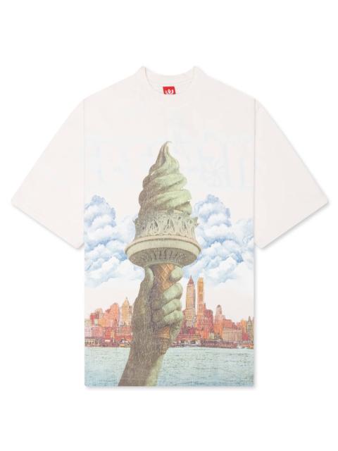 CUSTARD S/S TEE - ANTIQUE WHITE