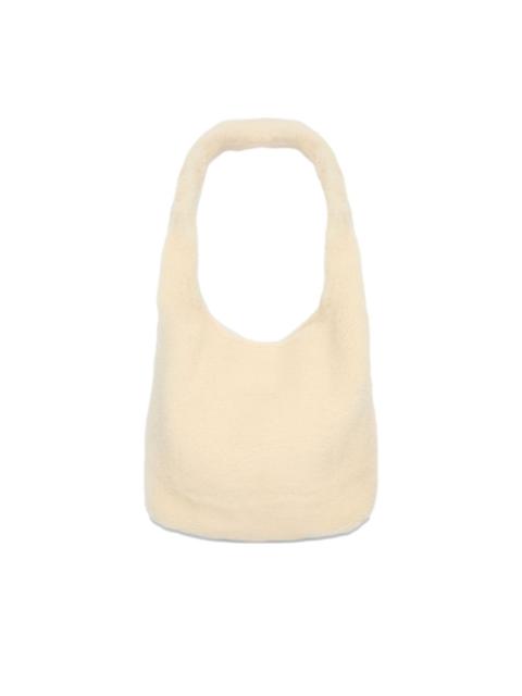 Curly merino shoulder bag