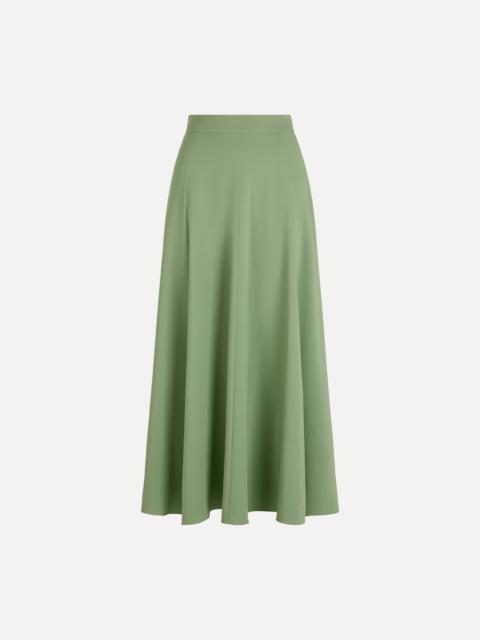 SILK GEORGETTE MIDI SKIRT
