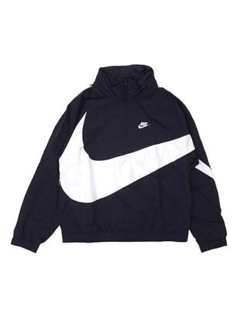 Nike Half Zipper Large Jacket Asia Edition Black AJ1405-010